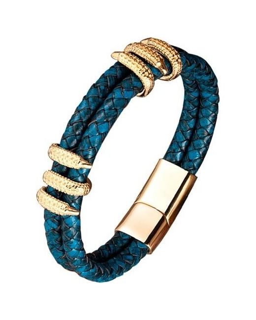 DG Jewelry Мужской плетеный браслет из искусственной кожи GSB001-E-G