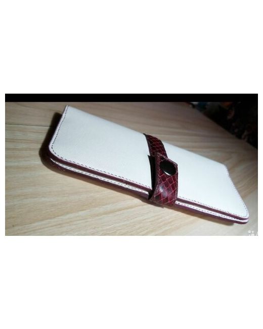 Alena Sunfu Кошелек портмоне кожаный для карточек и документов хэндмейд кожа сафьяно