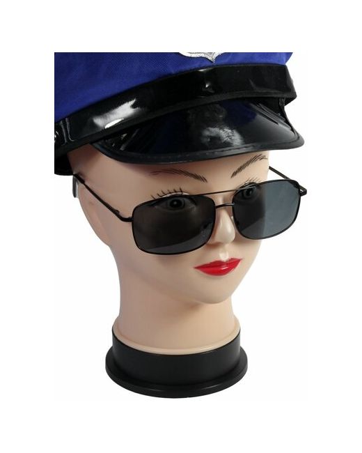 игрушка-праздник Карнавальные очки полицейского