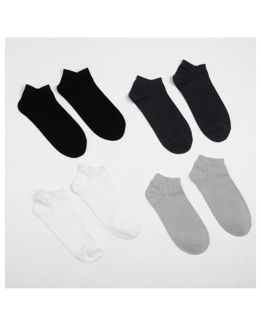 Minaku Набор носков мужских укороченных 4 пары размер 40-41 27 см