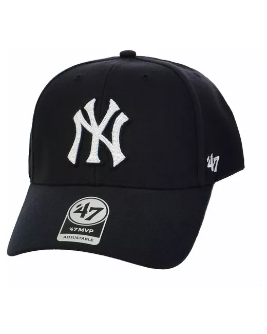 '47 Brand Бейсболка классическая с изогнутым козырьком 47 Brand MVP New York B-CHLKM17WBS OS темно-