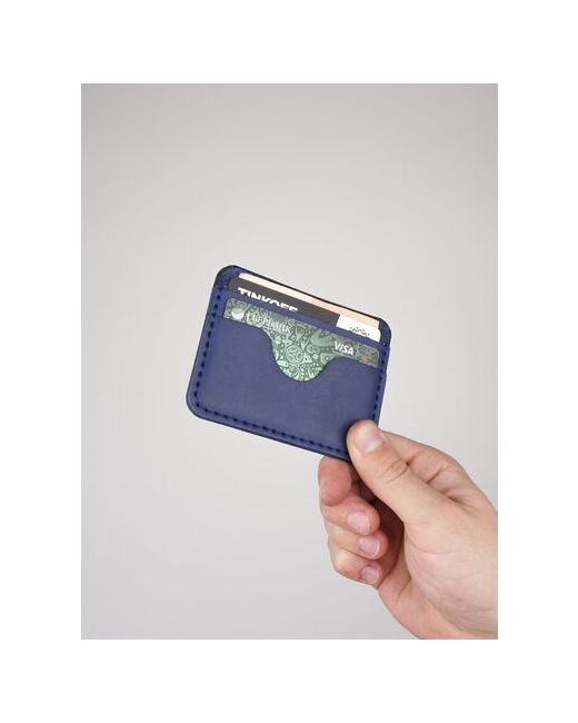Yuzhanini Goods Маленький кошелек для карт и денег Картхолдер Junior Ручной работы из натуральной кожи.