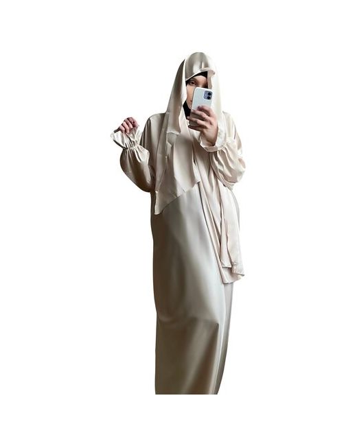 ИП Соложенко Мария Борисовна Платье для намаза Намазное платье мусульманки с пришитым шарфом Хиджаб Исламская одежда мусульманское