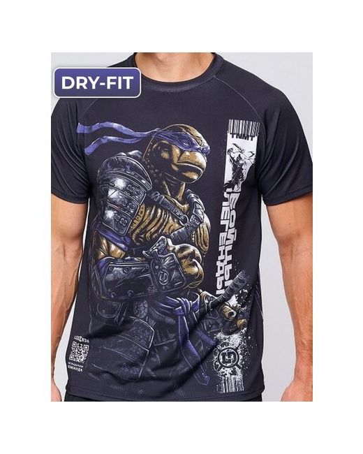 Legenda Футболка Turtle Dry-fit T-shirt черная XL