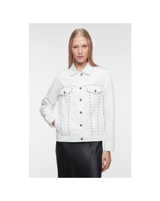 Befree Куртка-рубашка джинсовая с металлическими заклепками 2331151607-1-L/XL размер L/XL