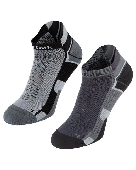 Norfolk Socks Носки для бега укороченные LEWIS 2 пары черный размер 43-46