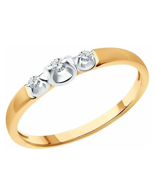 Diamant Кольцо из золота с бриллиантами 51-210-01739-1 размер 16