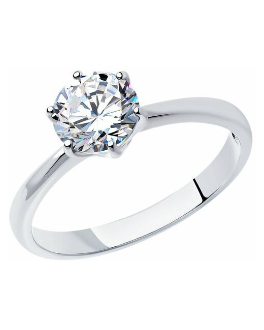 Diamant Кольцо из серебра с фианитом 94-110-01633-1 размер 18.5