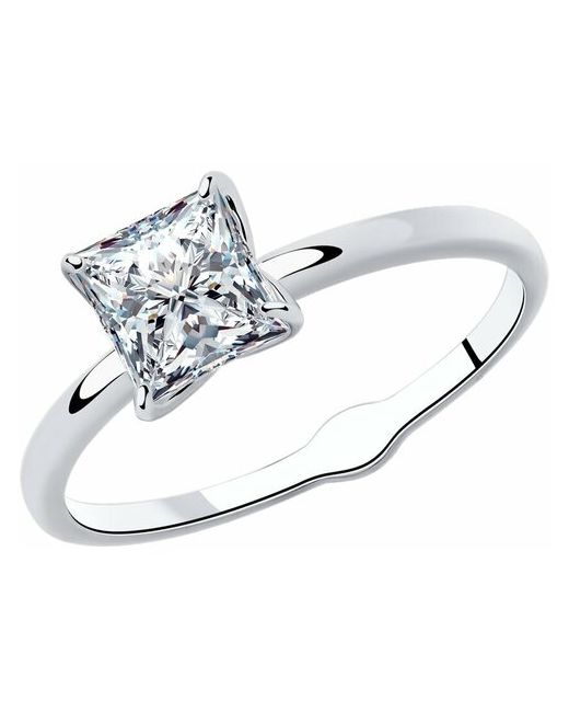 Diamant Кольцо из серебра с фианитом 94-110-01643-1 размер 19
