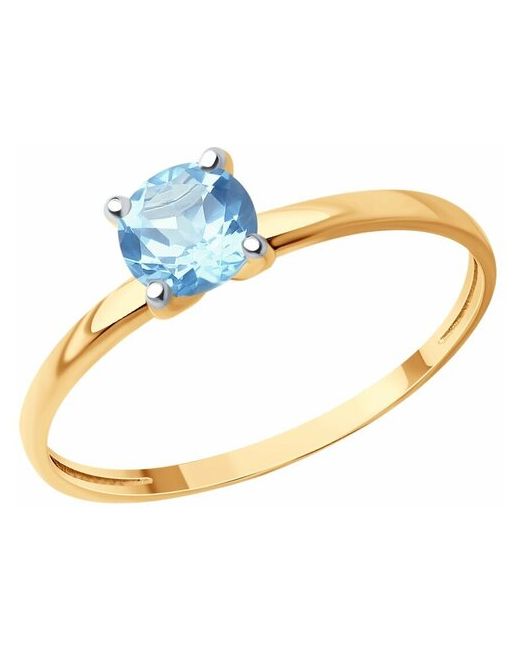 Diamant Кольцо из золота с топазом 51-310-01747-1 размер 16