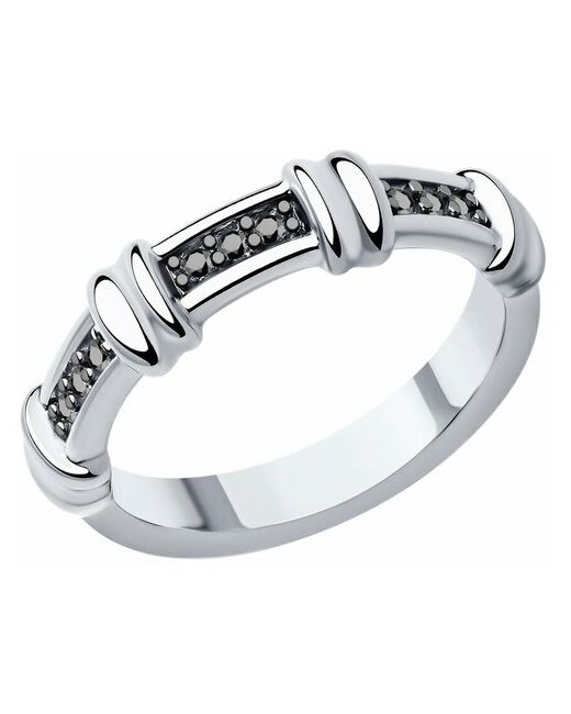 Diamant Кольцо из серебра с фианитами 94-110-01547-1 размер 17.5