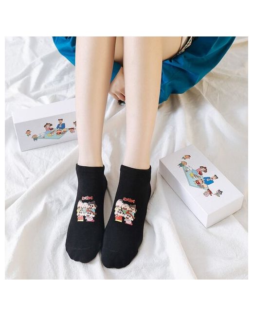 Без бренда Подарочный набор женских носков Карандаш Шин-чан 5 пар