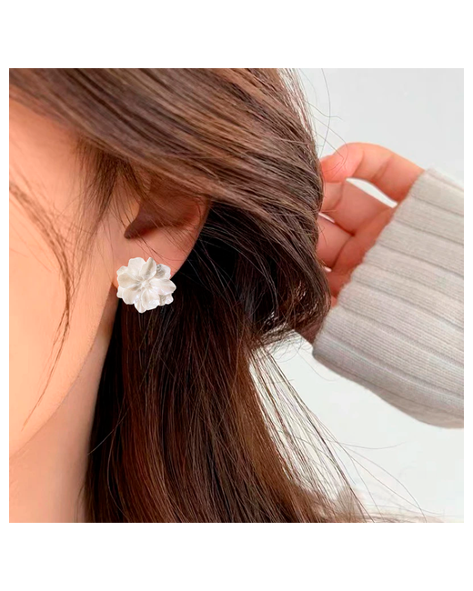 Fashion Jewelry Жемчужно серьги гвоздики в форме цветка