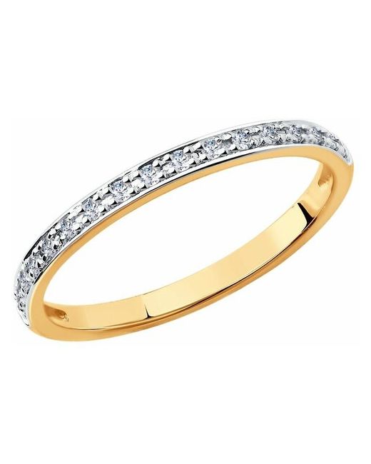 Diamant Кольцо из золота с бриллиантами 51-210-00009-1 размер 18