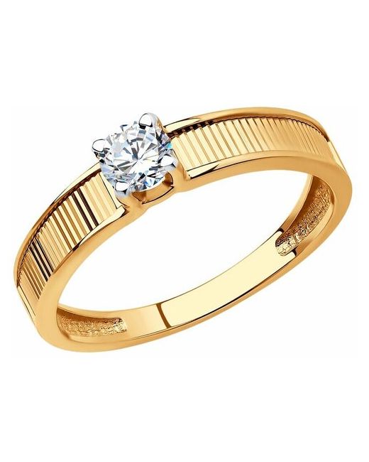 Diamant Кольцо из золота с фианитом 51-110-01571-1 размер 18