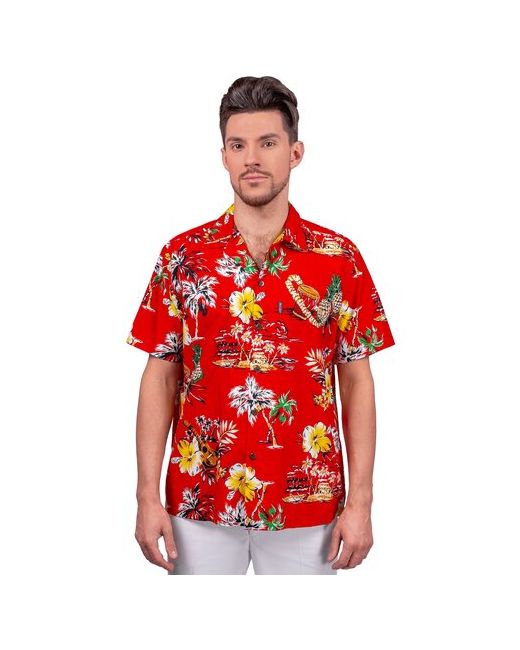 Театр Имперских Зрелищ Гавайская рубашка рубашка/пляжный стиль/54