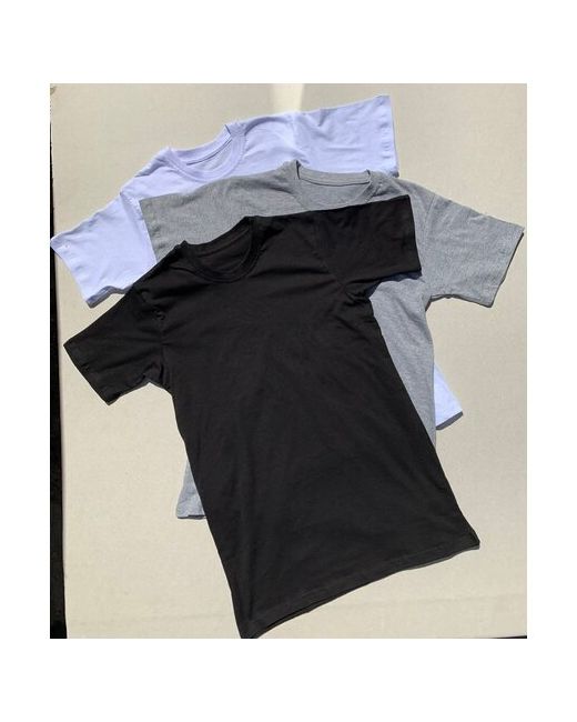 Проект 69 Комплект мужских футболок 3 шт белый чёрный