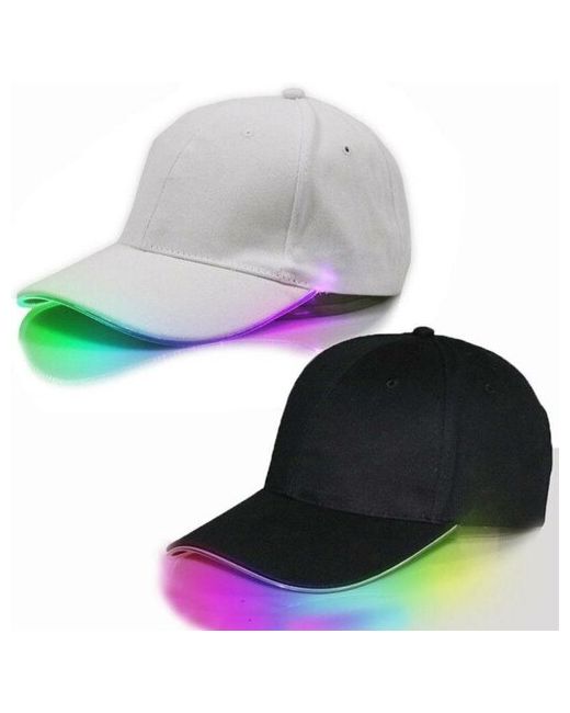 Китай LED Бейсболка светящая кепка унисекс модная кепка/