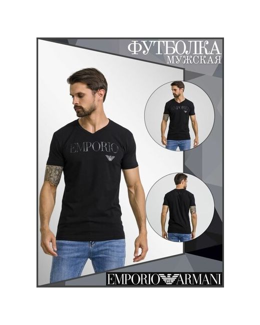Emporio Armani футболка с v-вырезом 110810CC716 00010 XL 50