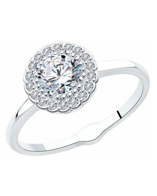 Diamant Кольцо из серебра с фианитами 94-110-00600-1 размер 18.5