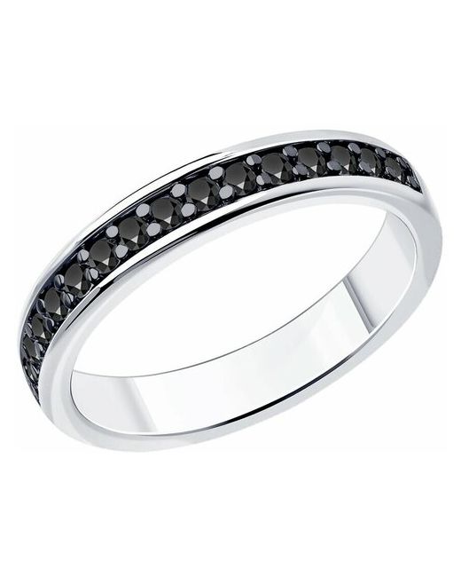 Diamant Кольцо из серебра с фианитами 94-110-01549-1 размер 17