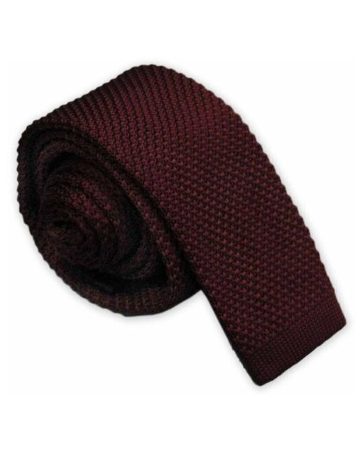 Shop-Italy однотонный вязанный галстук 843047