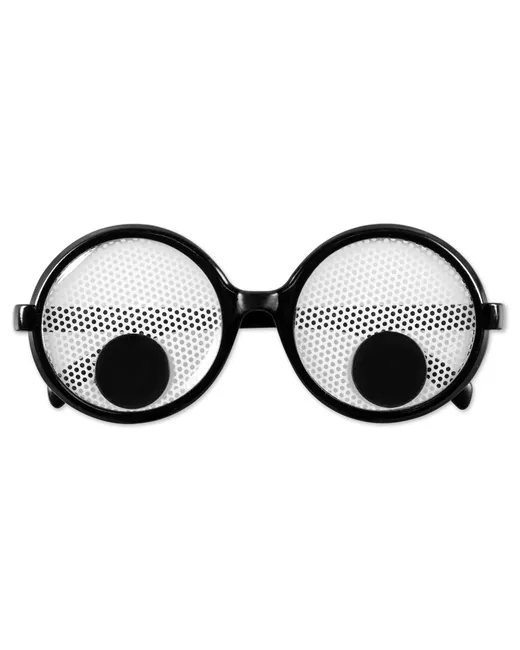 Riota Карнавальные очки Глазки черные украшение для праздника