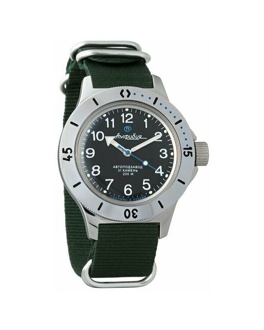 Восток наручные часы Амфибия 120811-green нейлон