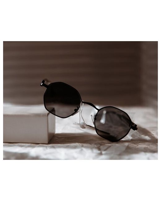 Tsatsky Солнцезащитные очки многоугольные ленноны металлическая оправа
