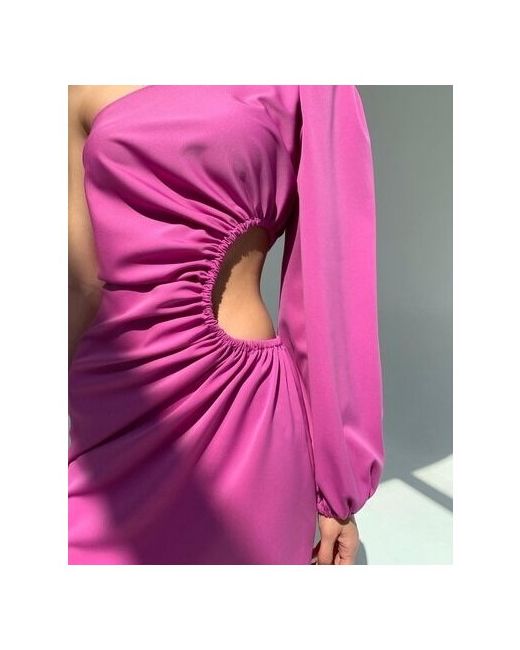 Rimarka Дизайнерское мини платье на одно плечо Fleur от XS