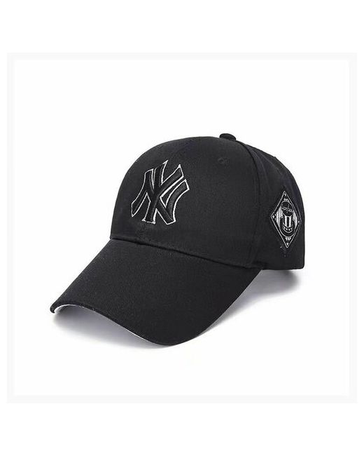TopStaly Бейсболка черная-черный логотип кепка NY Yankee унисекс