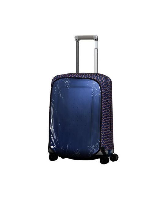 Routemark Чехол для чемодана Crystal Fast Track in Blue/Orange SP310