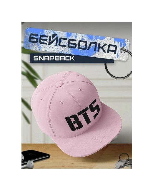 Будь на стиле Бейсболка кепка розовая с черным принтом Музыка BTS 41
