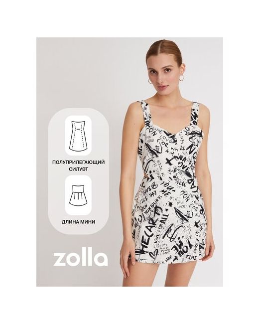 Zolla Комбинезон на лямках с юбкой-шортами размер XS