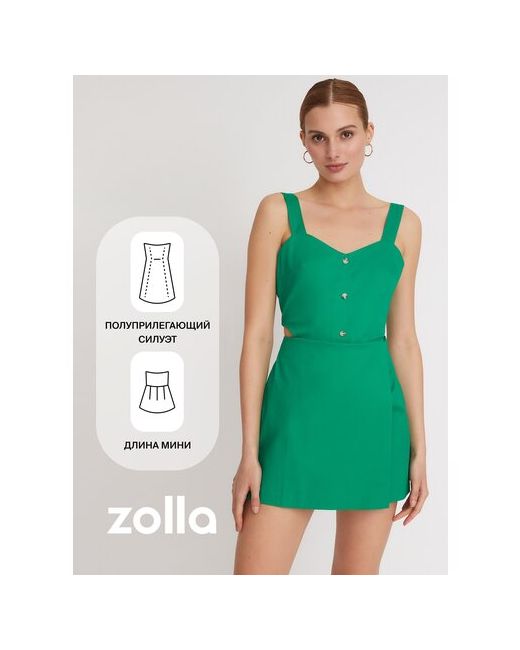 Zolla Комбинезон на лямках с юбкой-шортами размер L
