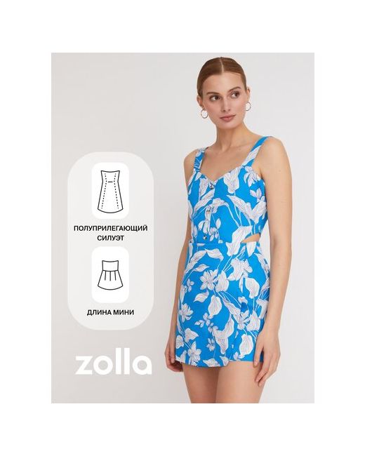 Zolla Комбинезон на лямках с юбкой-шортами размер XS