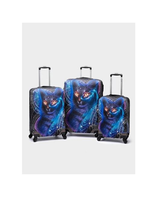 Mf Чехол для чемодана с принтом Космическая кошка