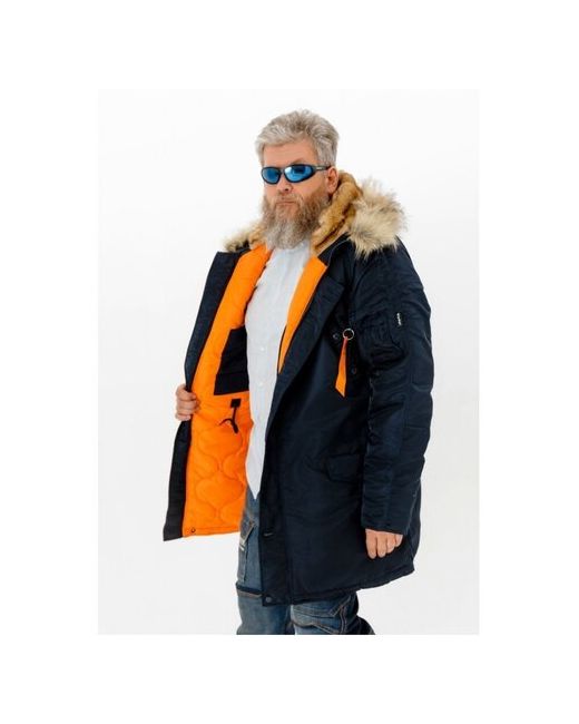 Apolloget Куртка аляска удлиненная Husky Long II blue/orange L 50-52