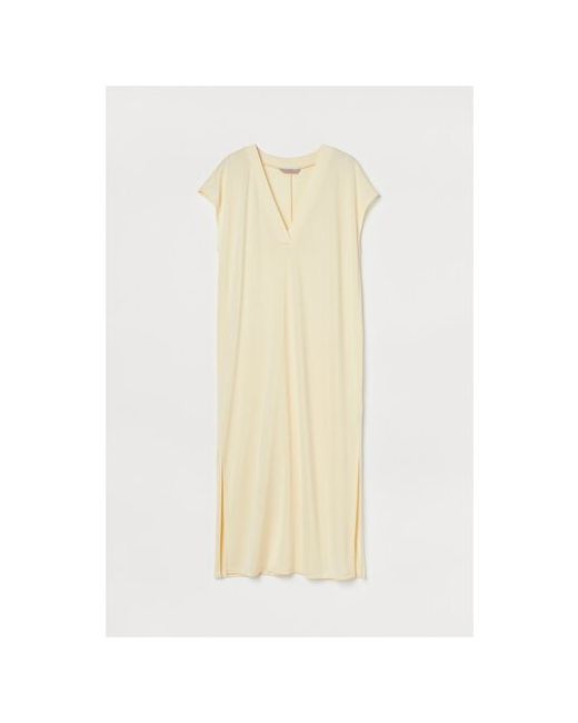 H & M Платье жен Светло-желтый размер L