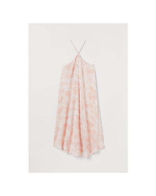 H & M Платье жен Розовый с рисунком размер 42