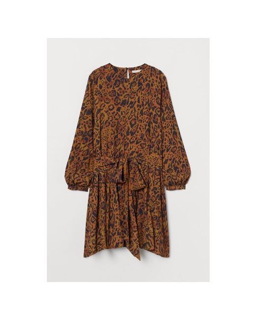 H & M Платье жен Светло-/Леопардовый размер M