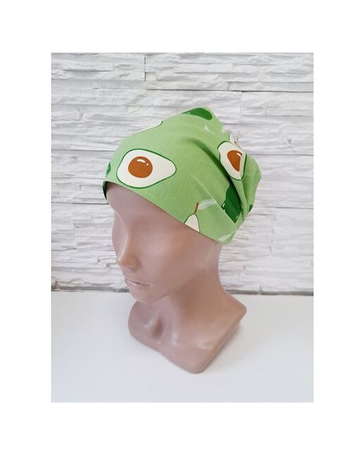 Maru Косынка на резинке бандана повязка голову для девочек 52-58 размер Авокадо зеленые
