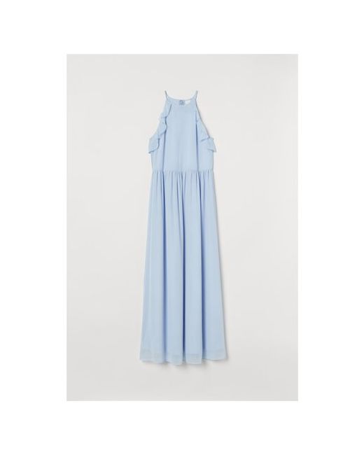 H & M Платье жен Светло-синий размер 42