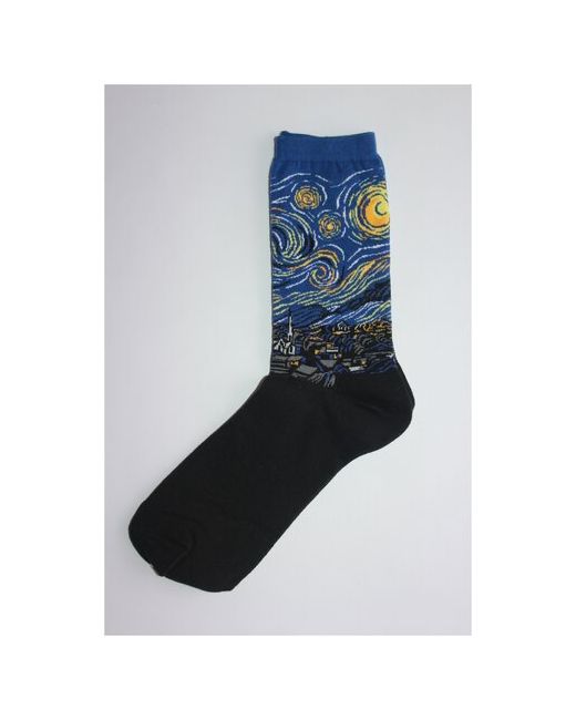 Frida Разноцветные носки с картиной Винсента Ван Гога Звездная ночь 43 размер