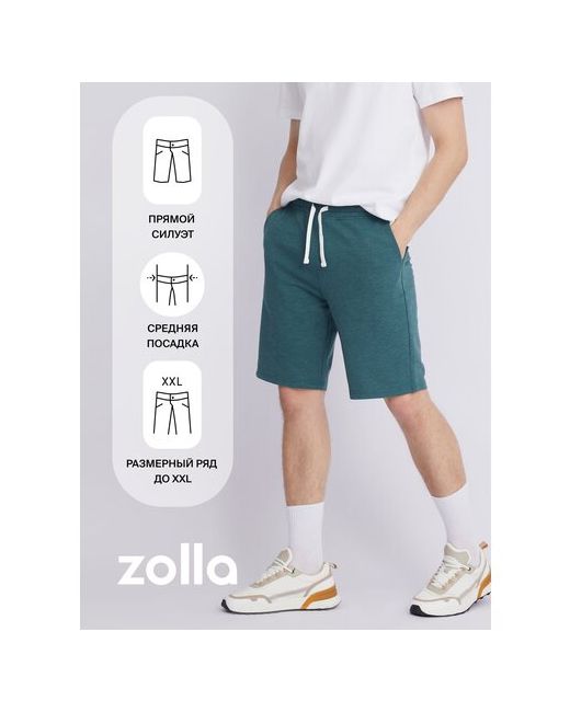 Zolla Трикотажные шорты Бирюзовый размер L