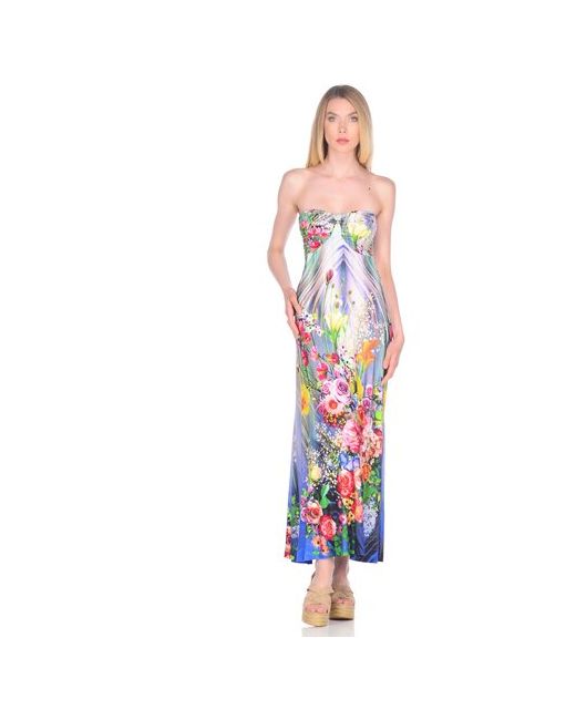 MadaM-T Платье Альтара МадаМ Т яркое с цветочным принтом 42 размера