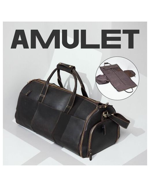 Amulet Портплед сумка трансформер из натуральной кожи crazy horse от