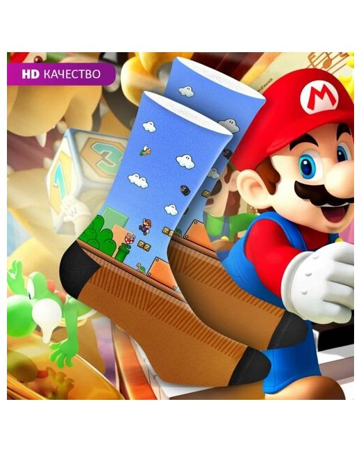 mimisocks Носки с принтом Супер Марио