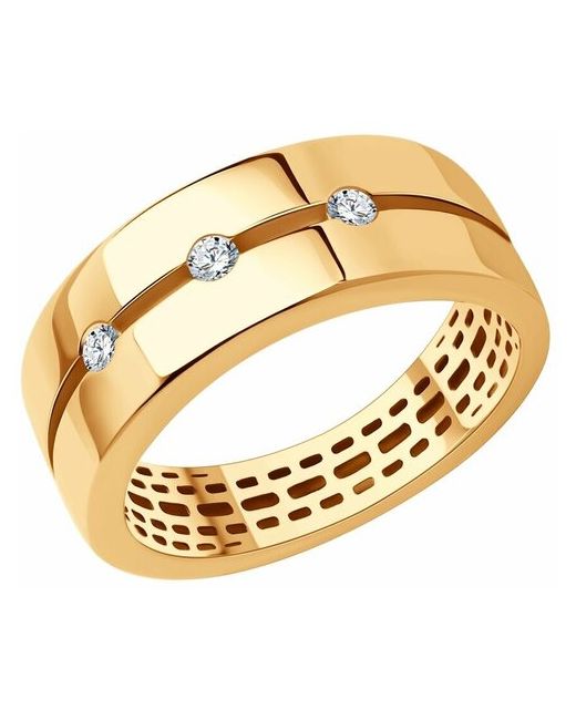 SOKOLOV Diamonds Кольцо из золота с бриллиантами 1012436 размер 17.5