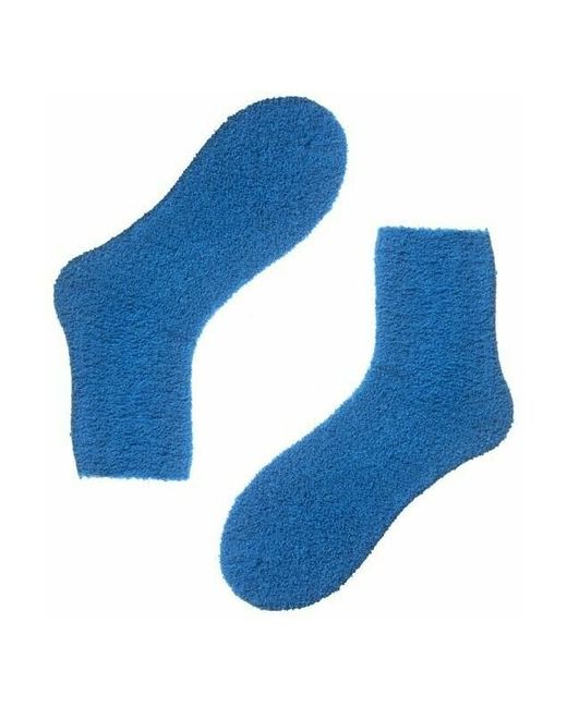 Chobot Однотонные плюшевые носки Soft 25 синий